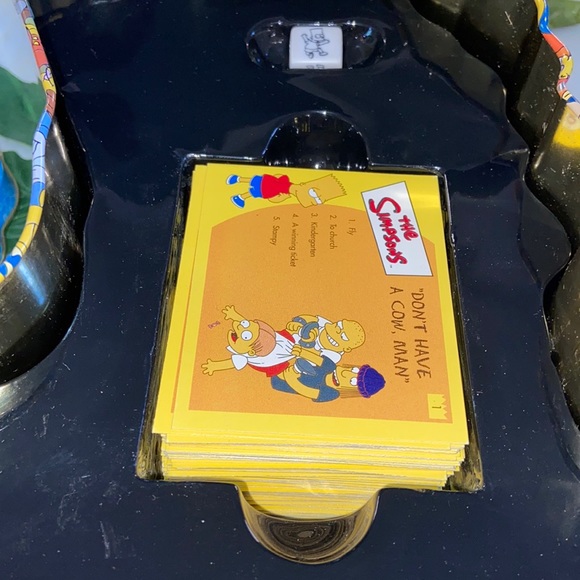 The Simpsons Bart's Trivia Game Collectible Bart Simpson Tin - Picture 12 of 15